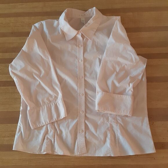 Old Navy Tops - Old Navy Perfect Fit Pink Button Down Shirt XXL
